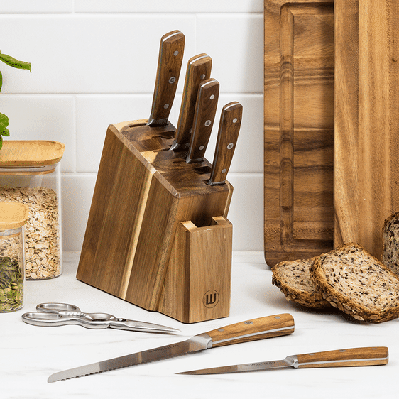 Wolstead Estate 8pc Knife Block Set Kitchen Warehouse™